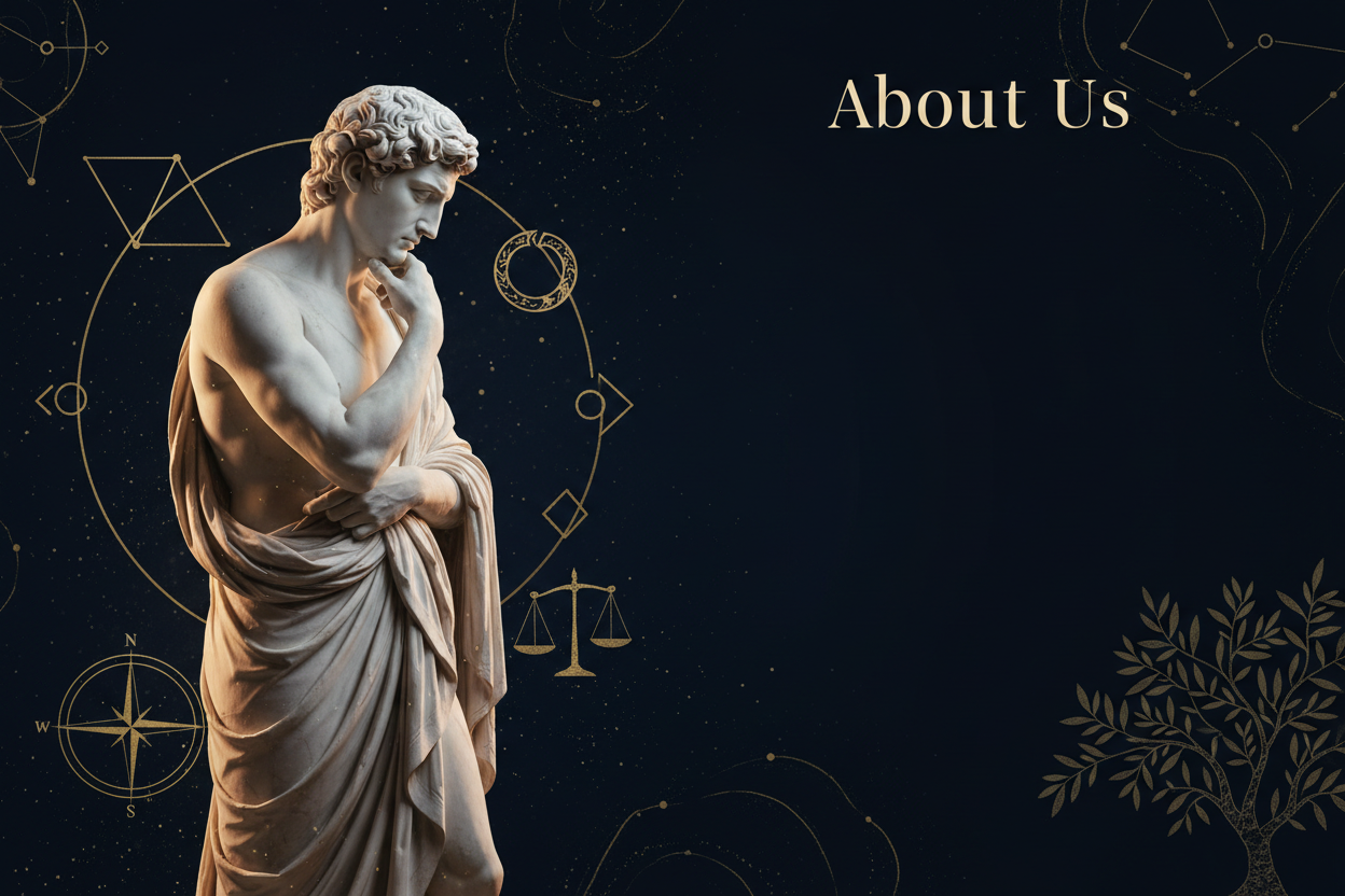 About Section - Contemplative Statue